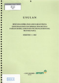 Usulan rencana kerja dan anggaran biaya eksplorasi emas dan mineral pengikutnya daerah Oksibil, kabupaten Pegunungan Bintang, provinsi Papua: semester I/2010