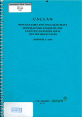 Usulan rencana kerja dan anggaran biaya eksplorasi nikel daerah Buli DSK, kabupaten halmahera Timur, provinsi Maluku Utara Semester 1 /2012