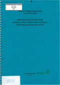Surat perintah kerja No. 07.3-07.2010 eksplorasi endapan bauksit daerah Tayan, kabupaten Sanggau, provinsi Kalimantan Barat