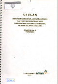 Usulan rencana kerja dan anggaran biaya task force highgrade ore nikel daerah Pomalaa, Kabupaten Kolaka, Provinsi Sulawesi Tenggara : Semester I & II tahun 2013