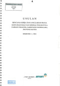 Usulan rencana kerja dan anggaran biaya eksplorasi emas dan mineral pengikutnya daerah Cibaliung, kabupaten Paneglang, provinsi Banten Semester 1/2013