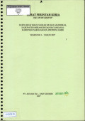 Eksplorasi emas daerah Muara Manderas, kabupaten Merangin dan Batangasai, kabupaten Sarolangun, propinsi Jambi Semester 1 - Tahun 2007: SPK No. 07.07-22.07.07