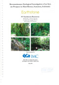Reconnaissance geological investigation of an iron ore prospect in Musi-Rawas, Sumatera, Indonesia
