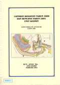 Laporan kegiatan tahun 2000 dan rencana tahun 2001 Unit Geomin: rapat kerja PT Antam Tbk tahun 2001