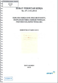Rencana kerja dan anggaran biaya, eksplorasi nikel Daerah Pomalaa Provinsi Sulawesi Tenggara semester II tahun 2015: SPK No. 07.-05.2015