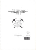 Hasil perhitungan cadangan nikel daerah Buli Halmahera Tengah blok - I tahun 1997