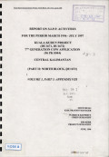 Report on S.I.P.P activities for the period march 1996 - july 1997: Kuala Kurun project (DU1671, DU1672) 7th generation cow application (96 PK 0044) Central Kalimantan (Part II: North Block, DU 1672) Volume 1, part 3: Appendix VIII