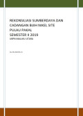 Rekonsiliasi sumberdaya dan cadangan bijih nikel site Pulau Pakal semester II 2019 UBPN Maluku Utara Doc.PKL-RE2019-2-0