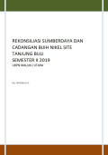 Rekonsiliasi sumberdaya dan cadangan bijih nikel site Tanjung Buli semester II 2019 UBPN Maluku Utara Doc.TJB-RE2019-2-0