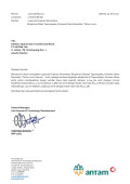 Nota dinas no. 117/12/UG/2021 laporan evaluasi sementara eksplorasi nikel Tapunopaka, Konawe Utara semester I tahun 2021