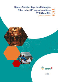 Rekonsiliasi sumberdaya dan cadangan bijih nikel site Monoropo semester II 2019 UBPN Maluku Utara doc.MOR-RE2019-2-0