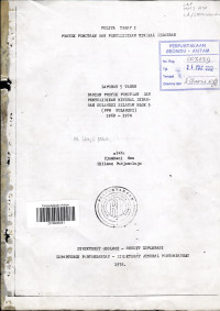 Laporan 5 tahun bagian proyek pemetaan dan penyelidikan mineral di daerah Sulawesi Selatan blok 5 (PPM Sulawesi) 1969-1974