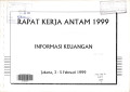 Rapat kerja Antam 1999
