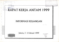 Rapat kerja Antam 1999