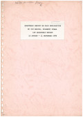 Quarterly report on gold exploration DU 318 Marisa, Sulawesi Utara 1st quarterly report 12 august-11 november 1988