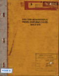 Data-data kegiatan kerja proyek eksplorasi Sul-Sel tahun 1976