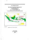 Summary review of mineral resources and ore reserves PT. Antam Tbk. as at 31 December 2006