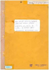 KW 96 PP 00123/Jabar proyek kuda Jabar, laporan kwartal III 1 Januari - 31 Maret 1997 Straits Resources Ltd.