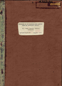 Petrology of six sulphide-rich samples from the Sangkaropi deposit: 6/715/0-GS1867/78