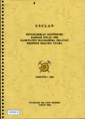 Usulan penyelidikan geoteknik daerah Pulau Obi Kabupaten Halmahera Selatan Propinsi Maluku Utara semester I 2006