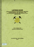 Laporan akhir kegiatan 