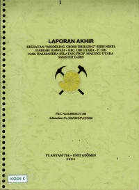Laporan akhir kegiatan 