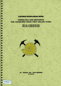 Laporan kegiatan eksplorasi nikel daerah Buli - Halmahera, Kabupaten Halmahera Timur, Propinsi Maluku Utara: PKL No. 0.400.05.05.700 dan PKL No. 0.400.05.19.700 (KW. 97PPO443/Buli dan KW. 00PPO113/Watileo)