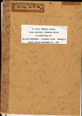 Third Quarterly Progress Report on Operations in Bolaang Mongondow - Sulawesi Utara, Indonesia: Period Ending September 30, 1988, PT Antam Tobongan Mining