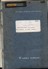 Laporan Perhitungan Cadangan Batu Apung Daerah Kinali Kecamatan Kawangkoan Kabupaten Minahasa Utara Sulawesi Utara : SPK II/D-P/VI/1988