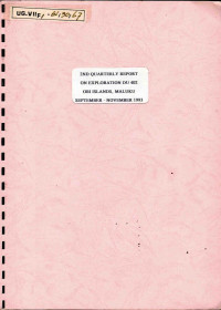 2nd quarterly report on exploration DU 402 Obi Islands, Maluku, September - November 1993