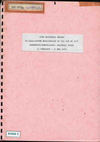 19th Quarterly Report On Gold-Copper Exploration DU 353 (Ex DU 317) Motomboto-Tombulilato, Sulawesi Utara: 12February 1993 - 11 May 1993