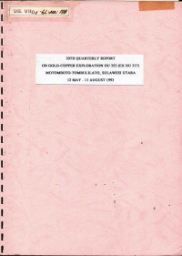 20th Quarterly Report On Gold-Copper Exploration DU 353 (Ex DU 317) Motomboto-Tombulilato, Sulawesi Utara 12 May 1993 - 11 August 1993