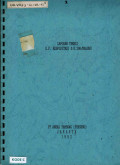 Laporan teknis K.P. eksploitasi D.U.286/MALUKU