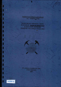 Eksplorasi endapan nikel di daerah Tanjung Boenaga, Kabupaten Kendari, Propinsi Sulawesi Tenggara: PKL No. 0.410.02.13.700