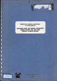 Eksplorasi emas dan mineral pengikutnya daerag Latuppa dsk, Kab. Luwu Propinsi Sulawesi Selatan