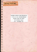 Quarterly report on gold exploration DU 230, DU 325, Paleleh-Sumalata, Sulawesi Utara dan Tengah 15th quarterly report July-September 1989