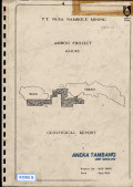 Ambon project Maluku: Geological report