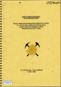 Infill drilling daerah penambangan nikel PT.Antam Tbk. Operasi tanjung Buli Kabupaten Halmahera Timur Propinsi Maluku Utara: Surat perintah kerja No.017/2013/KUN/2005
