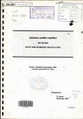 General survey report KP DU 404 South Arm Halmahera, Maluku Utara: Period October to December 1994 (Include expenditure for 1994)