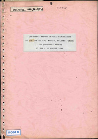 Quarterly report on gold exploration DU 354 (EX DU 318) Marisa, Sulawesi Utara 12th quarterly report: 12 May - 11 August 1991