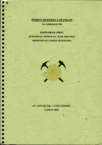Eksplorasi nikel di daerah Pomalaa, Kab. Kolaka, Propinsi Sulawesi Tenggara: PKL No. 0.400.06.23.700