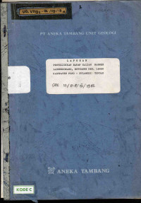 Laporan penyelidikan bahan galian marmer Larongkokabo, Beteleme Kec. Lembo, Kabupaten Poso - Sulawesi Tengah: SPK No. 12/D-P/XI/1988