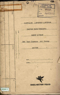 Kumpulan laporan-laporan daerah Nusa Tenggara Barat & Timur