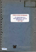 Executive summary PT. Eksplorasi & penambangan Antam: business plan 1999-2004