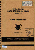 Data base cadangan bijih nikel Pulau Halmahera lembar p. 4