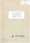PT Antam Tobangan mining report on first relinquishment of contract area January 30, 1989
