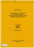 Usulan penyelidikan geoteknik di daerah P. Pakal Kabupaten Halmahera Timur Propinsi Maluku Utara: Semester II 2005