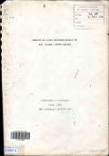 Report of field reconnaissance on Obi Island, North Maluku