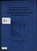 Laporan survei hidrografi perairan Pulau Bahubulu Teluk Lasolo, Kendari (Sulawesi Tenggara)