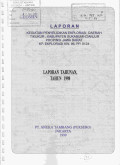 Laporan kegiatan penyelidikan eksplorasi daerah Tikukur, Kabupaten Sukabumi - Cianjur, Propinsi Jawa Barat (KP. Eksplorasi KW.96.PP.0124): laporan tahunan, tahun 1998